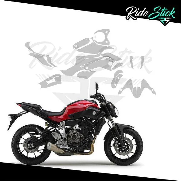template – gabarit yamaha zf 07 mt 07 2015 2017