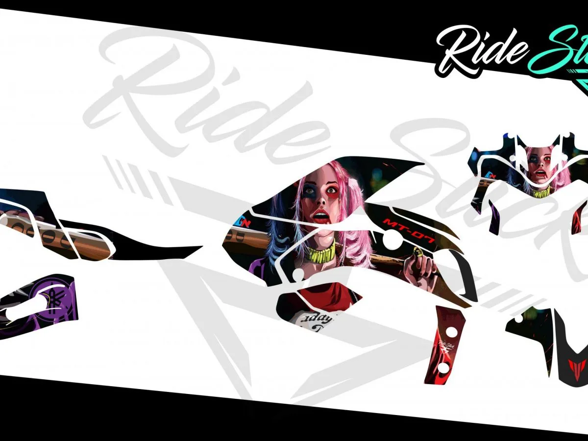 kit déco mt 07 harley quinn.