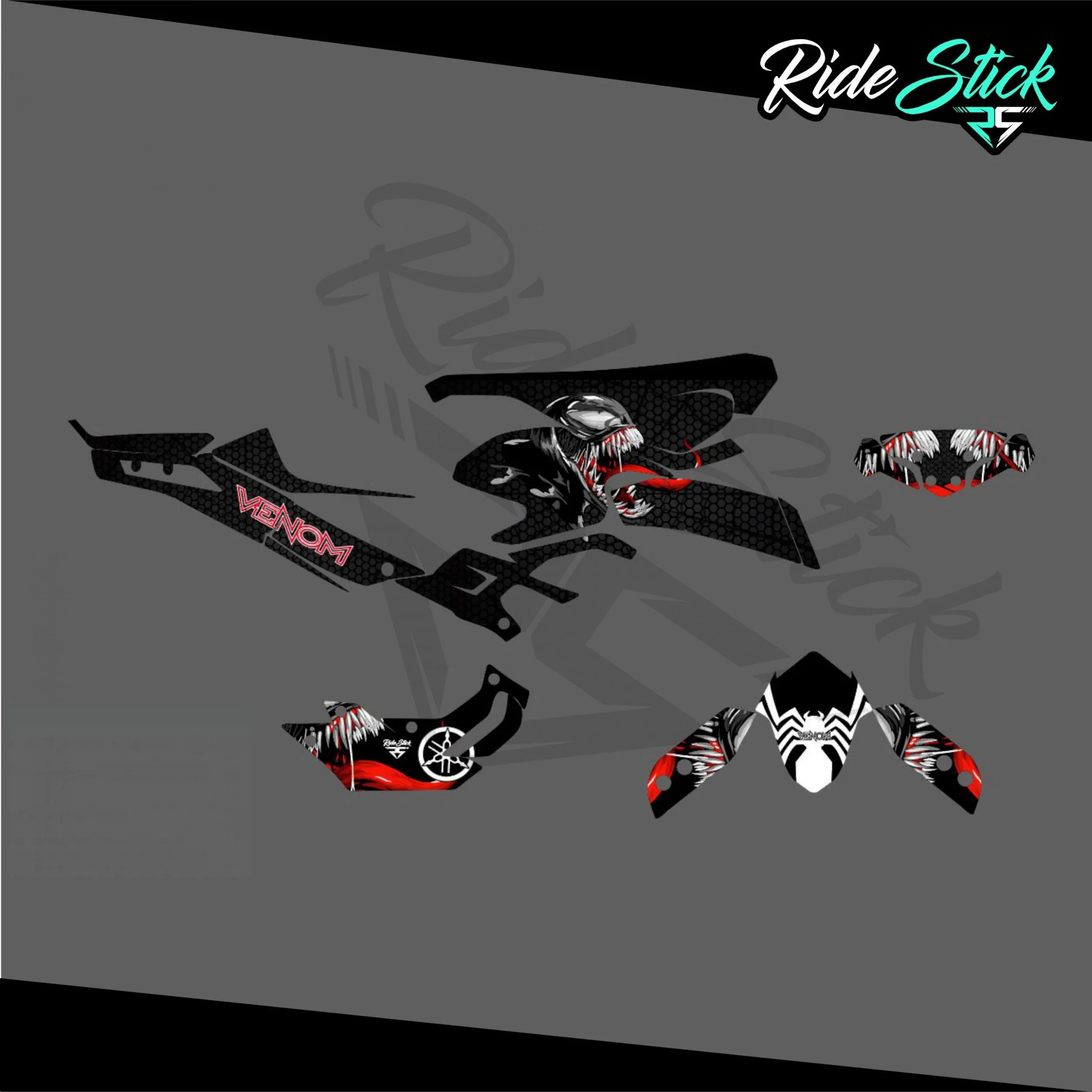 kit dÉco venom yamaha mt125